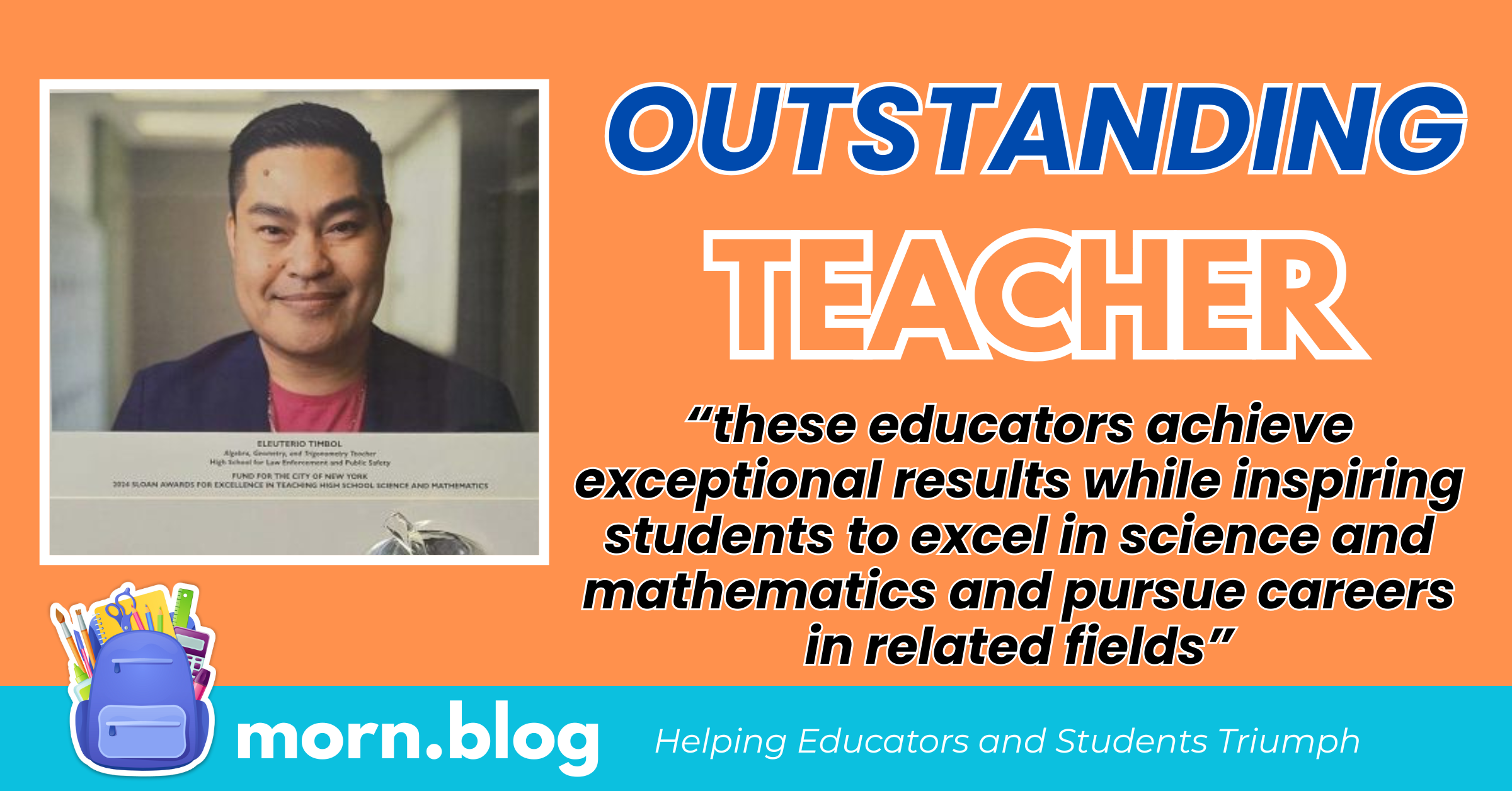 Filipino Educator Honored in New York for Remarkable Contribution to Teaching Science and Math