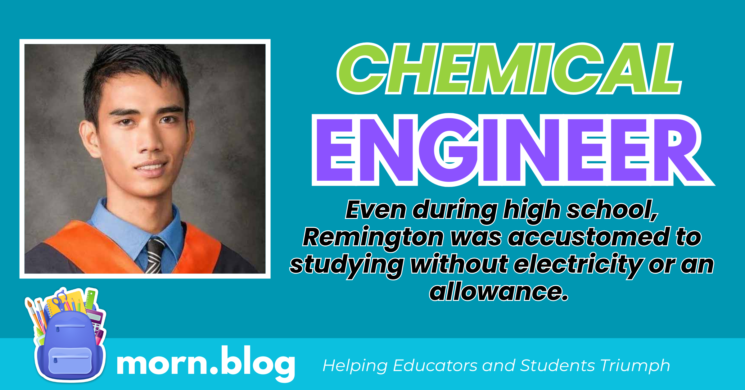Both Parents Passed Away but Determined to Finish is Top 1 in Chemical Engineering Board Exam